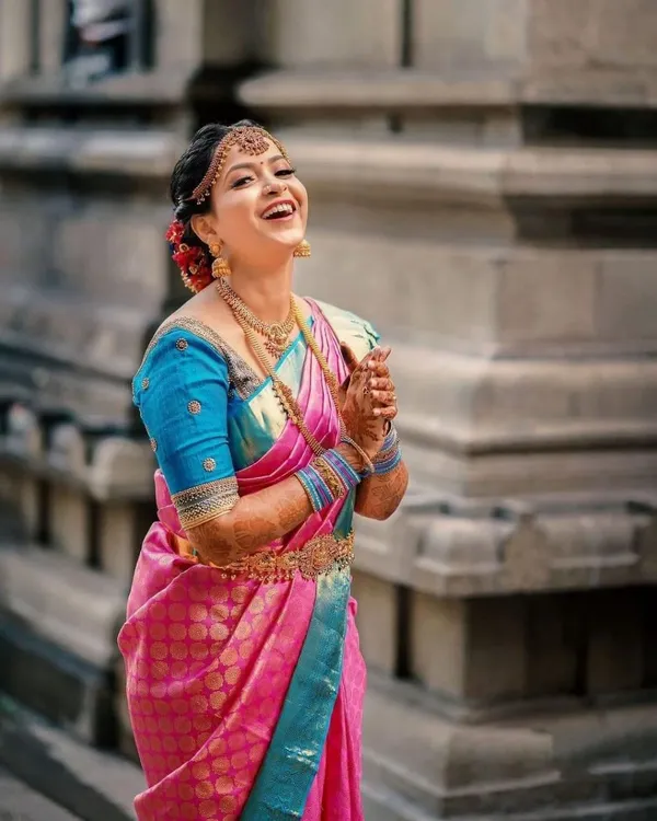 Pink_Embellished_Banarasi_Jacquard_Saree_(Pink)